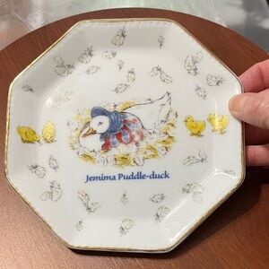 Whimsical Jemima Puddle-duck Ceramic Plate 2002